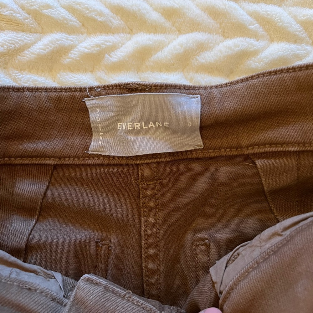 Everlane wide leg high rise cropped pant. - Picture 3 of 3